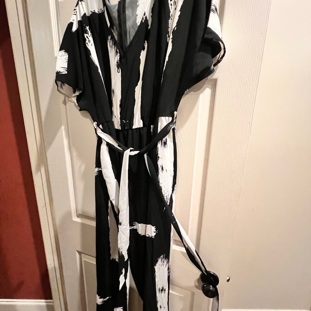 Black and White Jumpsuit